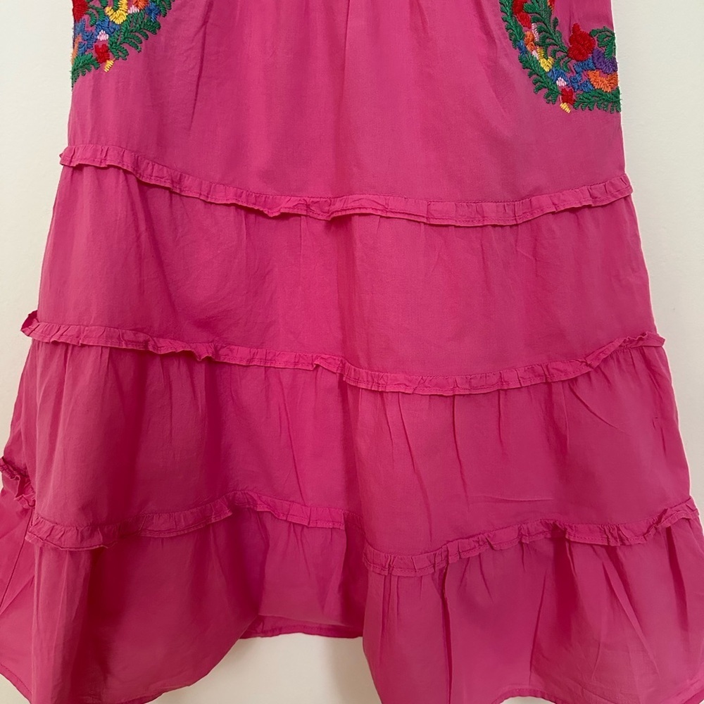 J. Marie Cameron embroidered floral dress - Picture 10 of 12
